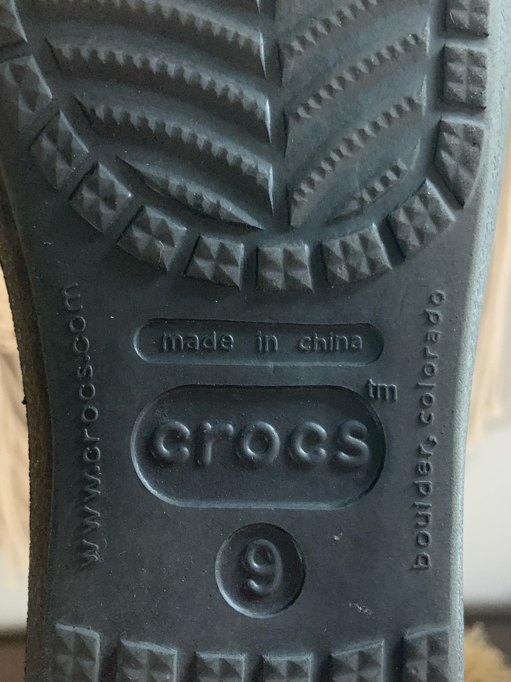 CROCS Women’s Matte Black Round Toe Slip On Ballet Flats Size 9 - Picture 16 of 16